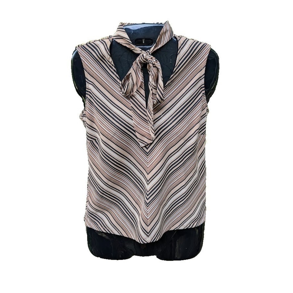 Vintage Jones NY Women Blouse XS  Bow Classic Officecore Preppy Career Chic